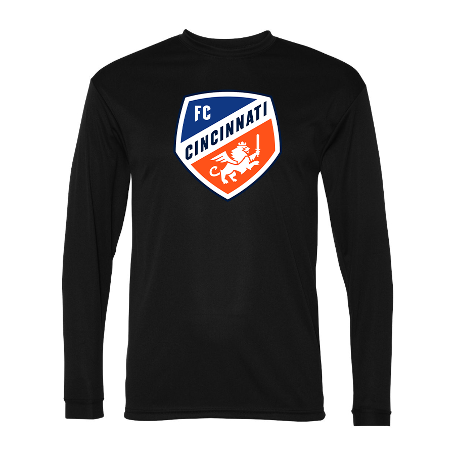 Men's  FC Cincinnati Polyester Long Sleeve T-Shirt